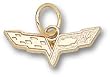 Chevy Corvette C-6 Logo 1/4" Charm/Pendant -14K/10K, Stainless Steel or Gold Plated
