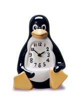 La Penguin Mantel Clock