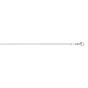 Platinum 0.7mm Snake Chain Necklace - 16 Inch - JewelryWeb