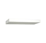 Creative Connectors 6990619 Invisible Mount Silhouette Wooden Shelving, 14-Inch, White