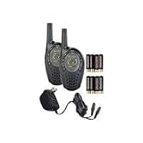 Cobra microTALK CXT90 18-Mile 22-Channel FRS/GMRS Two-Way Radio (Black, Pair)