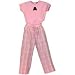Children's Pink Pajamas Poodle Black
