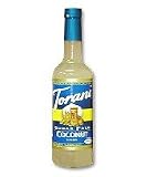 Torani Sugar Free Coconut Syrup, 750mL