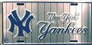 New York Yankees Pinstripe License Plate