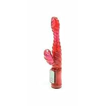 Golden Triangle Sugar Spoon 5.5" Vibrator, Red