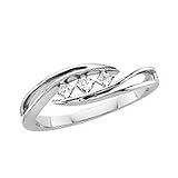 10kt. White Gold, 1/6 ct. tw. Diamond Promise Ring