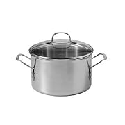Calphalon Tri-Ply Stainless-Steel 8-Quart Stockpot with Glass Lid