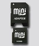 Transcend TS512MSDM 512MB Mini Secure Digital Card