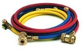 72in. R12 Yellow In-Line Ball Valve Hose