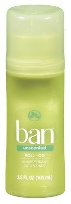 Ban Deodorant 3.5oz Roll-On Unscented