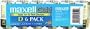 Maxell 6-Pack D Cell Alkaline Batteries (LR206MP)