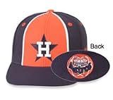 New Era Houston Astros Neo Fitted Baseball Cap (Black, Medium/Large)