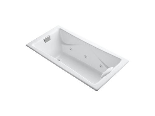 KOHLER K-865-N1-0 Tea-For-Two 6-Foot Whirlpool, White