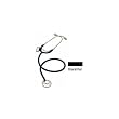 MDF Instruments Direct Single Head Pediatric Stethoscope - Blackout