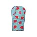Rushbrookes Double Oven Glove, Strawberry, Brights and Blue