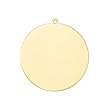 Engravable Round Disc Charm