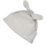 Sckoon Organic Cotton Baby Knott Cap White - One Size