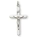 Sterling Silver Crucifix and 24-inch Chain