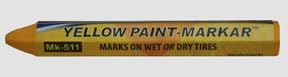 1/2" Yellow Paint Marker (Hex)-by-BLACK JACK TIRE REPAIR