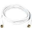 PHILIPS PH61235 Standard RG6 Coaxial Cable ( White ) - 6 Feet