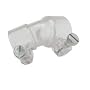 Thumb Screw Feed Elbow - Clear