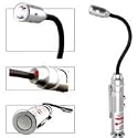 'Wonder Light' - Flex-Neck LED Task Light + Laser Pointer + Magnetic Base + Pocket/Hat Clip