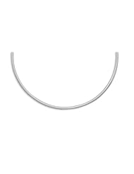 Genuine Elegante Necklace. 16" 3mm Round Omega Necklace. 100% Satisfaction Guaranteed.