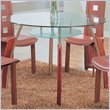 Global Furniture USA Brampton Casual Dining Table in Mahogany Finish