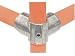Kee Klamp Two Socket Tee 90°