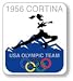 1956 Cortina Olympics Five Rings Pin