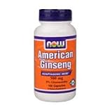 AMERICAN GINS 5 STD 500mg - 100 CAPS., (Now Food)