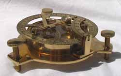 5" Solid Brass Sundial Compass