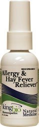King Bio - Allergy & Hay Fever Reliever, 2 fl oz liquid