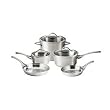 Calphalon Contemporary Stainless 8-Piece Cookware Set