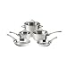 Calphalon Contemporary Stainless 8-Piece Cookware Set