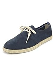 Blue Harbour Suede Lace up Espadrilles