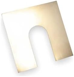 Slotted Shim, E-6x6 Inx0.003In, Pk20