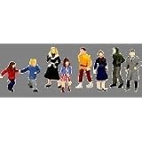 SceneMaster HO Scale Figure Sets - People Walking