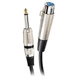 Pyle PPMJ-L15 Professional XLR to 1/4-Inch Microphone Cable