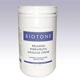 New BIOTONE® Relaxing Therapeutic Massage Creme - 1/2 Gallon