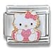 Clearly Charming Hello Kitty Pink Heart Cat Animal Theme Licensed Charm Bracelet