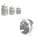 Mastiff Canister Set, Porcelain by Rosalinde