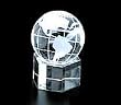 Crystal Globe on Sq Base