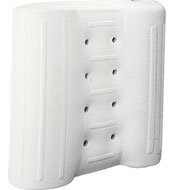 Taylor Made Products Boat Fender Cushions (26L x 26W x 9-5 8D, White) by 