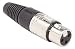 Dayton XF3N XLR Female Cable Mount Nickel Connector