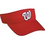 Washington Nationals Officially Licensed MLB Adjustable Velcro Adult Visor