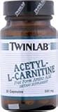 TwinLab Acetyl-L-Carnitine, 500 mg, Capsules, 30 capsules