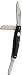 Stock Knife - 3 Blade Clip with Castrator and Sheepfoot