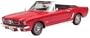 1964 1/2 Ford Mustang Convertible diecast model car 1:18 scale die cast by Motor Max - Red
