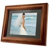 Coby DP-768 7 Inch Wide screen Digital Photo Frame with MP3 Player&2 Wood Frames